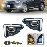 Led Fog Lights Front Bumper Lamps With Drl For 2016-2018 Toyota RAV4+WIRING. Fixed Price $112.49.