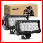 Super Bright 36W Led Off-road Light Bars (2-PACK) Flood Beam, Waterproof, A.... Fixed Price $27.98.