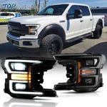 Vland 2* Led Projector Headlights Assembly 2018-2020 Ford F150 W/ Sequential. Fixed Price $611.59.