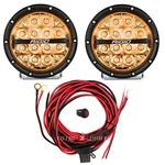Rigid 360-SERIES Round Led Fog Lights Pods Pair 6" Spot Beam (amber Backlight). Fixed Price $719.99.