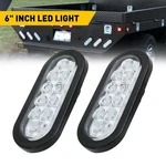 6" Led 10 Round Light Tail Rear Stop Brake Car Truck High Low Brightness. Fixed Price $8.54.