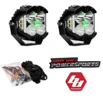 Baja Designs LP4 Pro Pair Led Driving Combo Green Backlight + Harness -open Box. Fixed Price $832.15.