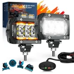 Mictuning Led Pods Flood Off Road Lights Super Bright Driving Fog Lamp. Fixed Price $61.56.