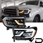 Vland For 07-13 Toyota Tundra 08-20 Sequoia Led Reflector Headlight W/sequential. Fixed Price $599.99.