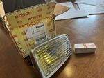 Nos BOSCH#1305352902,MERCEDES#0008264999 Rh Frt Fog Lamp W126 300SD,420SE,560SEC. Fixed Price $150.00.