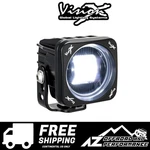 Vision X 3 Square CG2 Sae Led Light Cannon Clear 2160 Lumens 20W 1.67A. Fixed Price $280.00.