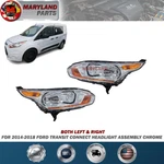 2014-2018 Ford Transit Connect Both Left & Right Headlight Assembly Chrome. Fixed Price $284.59.