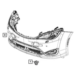 For Chrysler Pacifica 2017-2018 68342190AC Front Fog Light. Fixed Price $237.61.