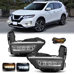 For 2017-2020 Nissan Rogue Sv Sl Led Fog Lights Front Bumper Lamps With Drl. Fixed Price $79.99.