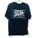 Versace Dream Logo Tops Apparel Short Sleeve T-shirt Cotton Black/white. Fixed Price $242.56.
