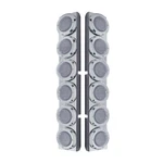 Rear Air Cleaner Bracket W/ 2" Lights & Bezels F/ Peterbilt - Red Led/clear Lens. Fixed Price $186.99.