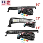 Nilight Offroad Led Bar 50" 52" 54" Spot Flood Combo For Trucks + Wire Kit. Fixed Price $149.99.
