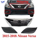 For 2015-2018 Nissan Versa Fog Light Cover Grille Chrome Shell Insert Set 3PC. Fixed Price $148.99.