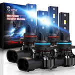 Mzs 9005 9006 Bulbs Combo, 300% Brighter HB3 HB4 Fog Lights, Instant-plug .... Fixed Price $73.00.