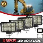 4PCS 200W Led Work Light Truck Offroad Tractor Flood Lamp 12V-24V Square 6NCH. Fixed Price $80.03.