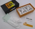 Pack Oxilam Light Bulbs Q36 Series 9005 HB3 + 9006 HB4 6500K , Sealed Box. Fixed Price $33.99.