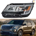 Chrome Headlights 2016-2018 2019 Ford Explorer Halogen W/led Drl Driver Side. Fixed Price $116.56.