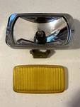 U030 Ushio 1 Light Bracket Yellow Amber Fog Japan Glass Halogen Vintage Sae W&co. Fixed Price $18.95.
