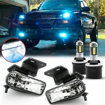 For Chevy Silverado Suburban Tahoe W/bracket Clear Lens Led Ice Blue Fog Light. Fixed Price $41.97.