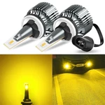 Auxito 880 899 Led Fog Light Drl Bulbs 2000LM High Power 3000K Golden Yellow. Fixed Price $91.16.