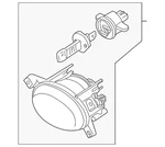 Genuine Volvo Fog Lamp Assembly 8693336. Fixed Price $209.46.
