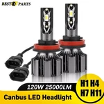 H4 H7 H11 9005 9006 Led Headlight Bulbs Kit Hi/lo Beam Super Bright 6000K. Fixed Price $25.29.