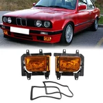 Front Bumper Yellow Fog Lights Plastic Lens Fits 85-93 92 Bmw E30 3-SERIES Sedan. Fixed Price $38.71.