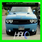 2008-2014 Dodge Challenger White Plasma Headlight+fog Halo Kit Set By Oracle. Fixed Price $381.99.