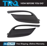 Trq Fog Light Hole Cover Set Black Fits 2017-2018 Mazda 3. Fixed Price $34.95.