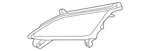 Genuine Hyundai Trim Bezel 86564-A5020. Fixed Price $22.60.