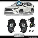 Fit For Toyota RAV4 2019 2020 2021 Front Fog Light Lamps+wiring Kit Clear Pair. Fixed Price $27.79.