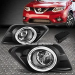 For 14-16 Nissan Rogue Clear Lens Oe Driving Pair Fog Light Lamp+switch+bezel. Fixed Price $32.91.