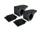 Kc Hilites Tube Clamp Light Mount Bracket Set For .75" To 3.0" Round Bars. Fixed Price $61.13.
