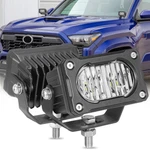 2PCS 3" White Led Ditch Pods Flood Wide Cornering Truck Offroad Driving Lamp Fog. Fixed Price $33.99.