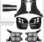 Fit For Kia Sportage 2017-2018 Led Drl Fog Lights Assembly & Bezel Kit. Fixed Price $57.79.