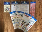 Lot Of 8 Packages Disney Capture The Moment Scrapbook Stickers. Fixed Price $24.99.