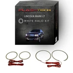 White Angel Eye Led Halo Kit For 2006-2008 Lincoln Mark Lt Headlights. Fixed Price $149.00.