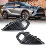 Front Bumper Fog Light Bezels Cover For 2020-2024 Toyota Highlander Left+right. Fixed Price $21.99.