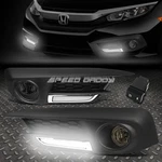 Led Drl Bezel For 16-17 Honda Civic Smoked Lens Bumper Fog Light Lamps W/switch. Fixed Price $71.14.