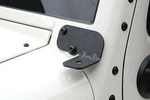Smittybilt Pair Of Black Windshield Hinge Light Brackets For Wrangler 7690. Fixed Price $49.62.