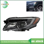 Headlight For Honda Ridgeline 2017-2020+ Pilot Lx 2016-2018 Halogen Driver Side. Fixed Price $82.35.