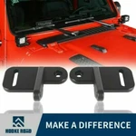 Hooke Road A-pillar Light Mounting Brackets Pairs Fit Jeep Wrangler Jl Jt 18-25. Fixed Price $24.79.