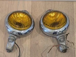Ford Unity Mfg Co. Model H-1 Chrome Fog Lights. Fixed Price $199.99.