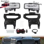 For 2016 2017 2018 Gmc Sierra 1500 Led Bumper Fog Light Lamps W/switch & Bracket. Fixed Price $81.89.