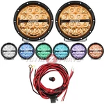 Rigid 360-SERIES 6" Spot Led Round Fog Lights (amber Backlight) W/ Wire Harness. Fixed Price $719.99.