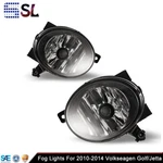 Pair Fog Lights For Vw Jetta/golf 2010-2014 Front Bumper Driving Lamps Assembly. Fixed Price $35.99.