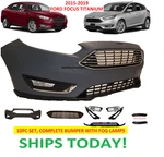 2015 - 2019 Ford Focus Front Bumper Titanium Grills Fog Lamps. Fixed Price $210.00.