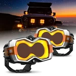 4.5 Inch Led Pod Offroad Spot Flood Beam Jeep Pickup Ford Truck. Fixed Price $254.99.