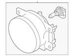 Genuine Subaru Fog Lamp Assembly 84501FJ021. Fixed Price $159.49.