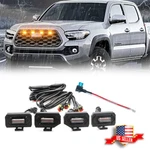 For 2020-22 Toyota Tacoma Trd Sport Offroad Raptor Style Amber Led Grille Lights. Fixed Price $24.99.